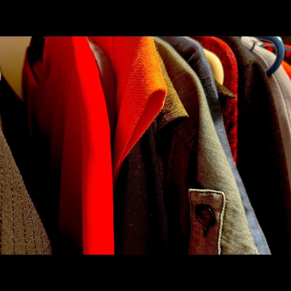 Various Dresses and Jackets - cleaning my closet -